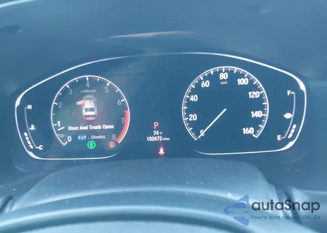 2019 Honda Accord Sport из США, поврежденный, VIN 1HGCV1F3XKA064857